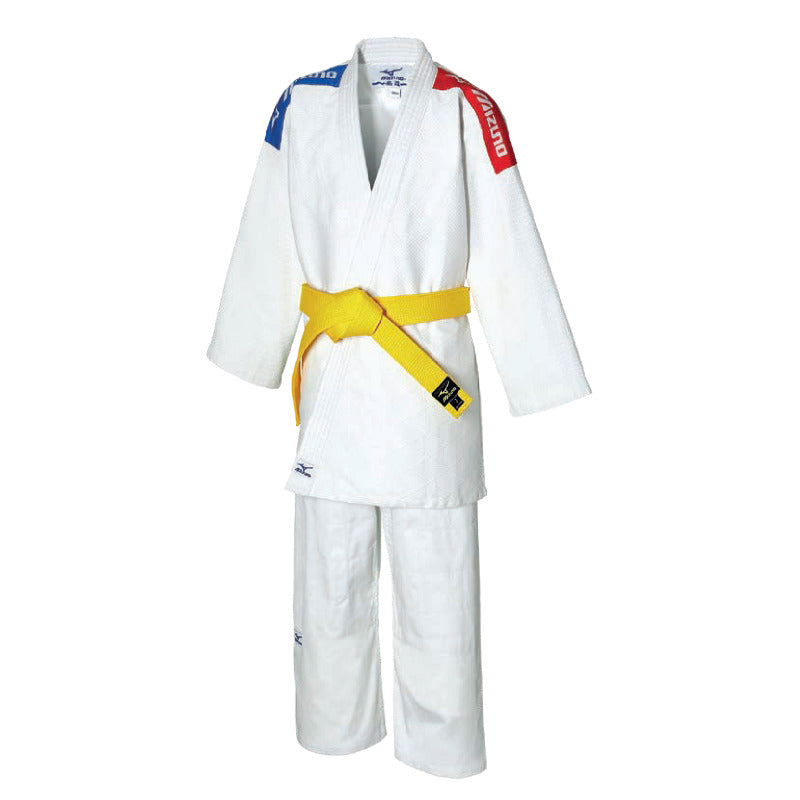 Mizuno Kodomo Judopak Junior incl. witte band - Tricolore Pakken