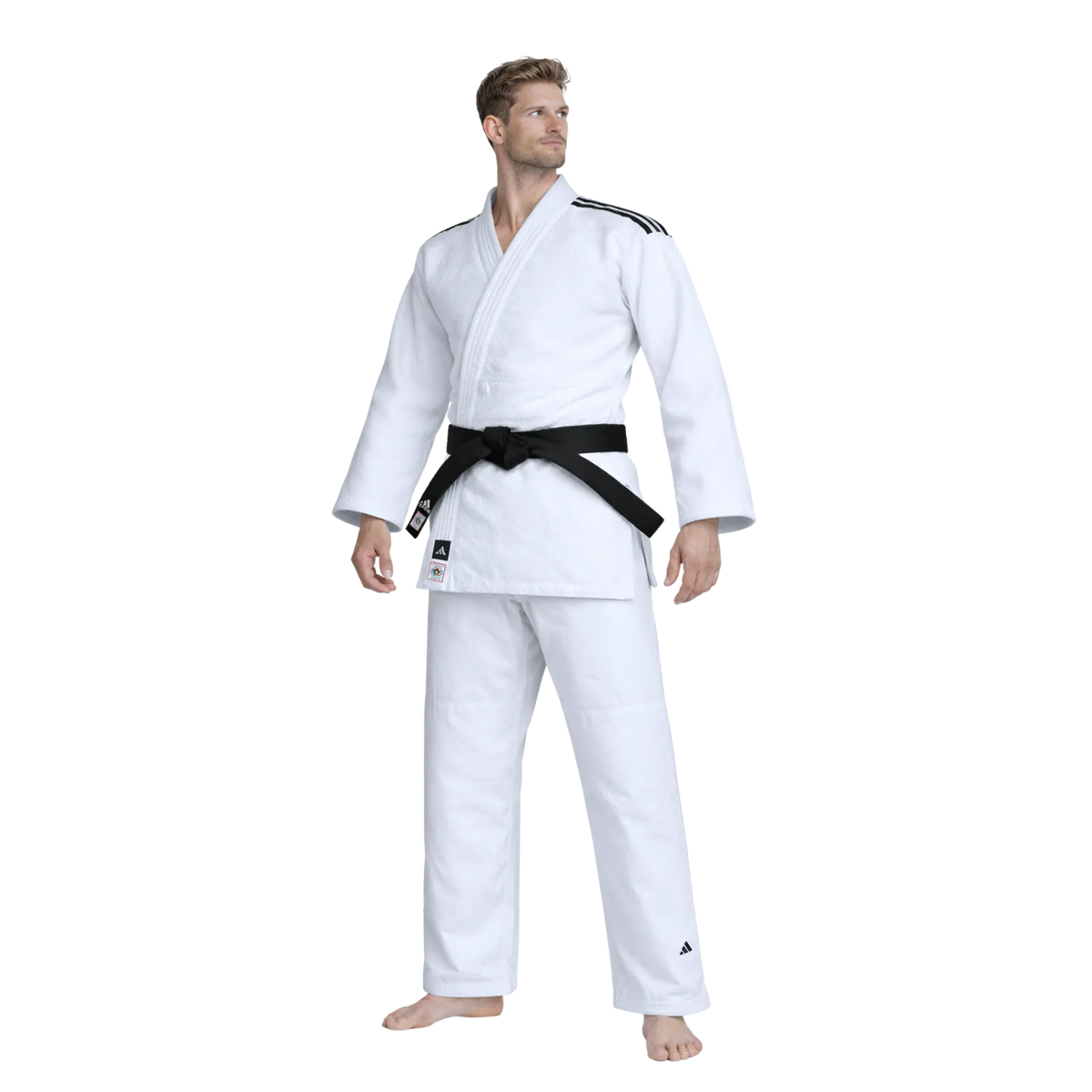 Adidas Champion III IJF judopak regular fit wit Pakken