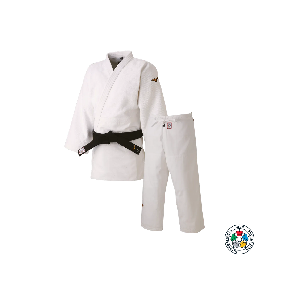 Mizuno Yusho Best IJF Slim Fit Judopak - Wit Pakken