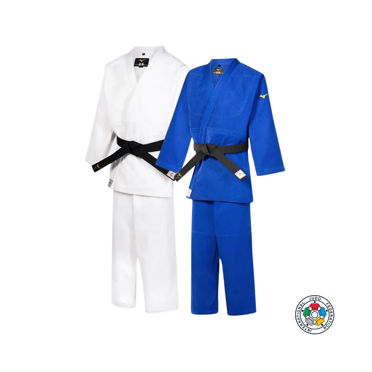 Mizuno Yusho IJF Judopak Duo Pack - Wit en Blauw Pakken